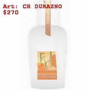 Crema Lubricante y para masajes aroma Durazno, Sexshop En Cordoba